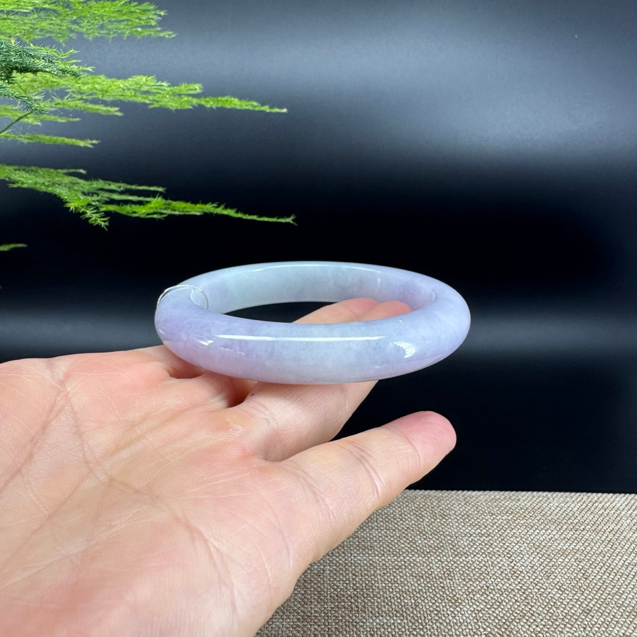 "Goddess of Compassion" Genuine Burmese Jadeite Jade Guanyin Necklace With Good Luck Design